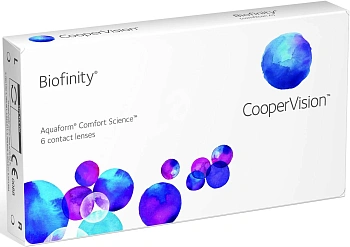 Контактные линзы CooperVision Biofinity (6 линз)